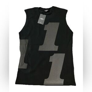 Harley-Davidson #1 Sleeveless Biker Tank Top Black Reflective Mens Small